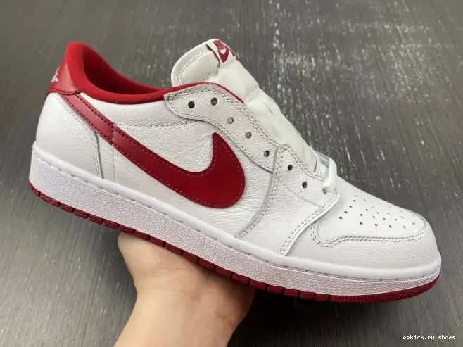 Rep Retro Varsity White Red 705329-101 Low Jordan 1 0603